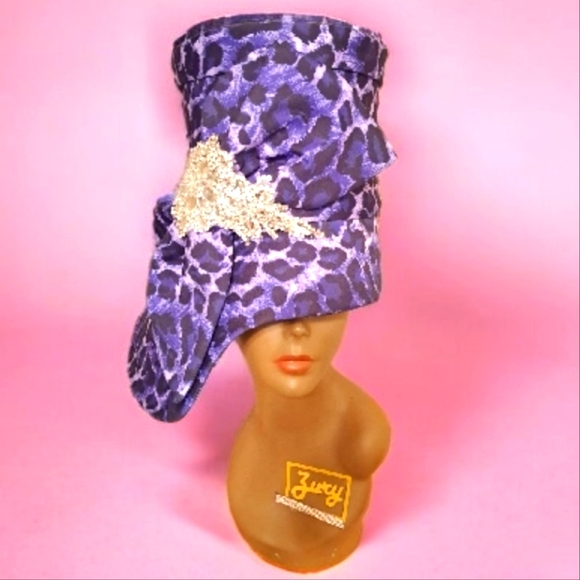 JordynAshliHats , Purple Animal Print Hat - Picture 3 of 3